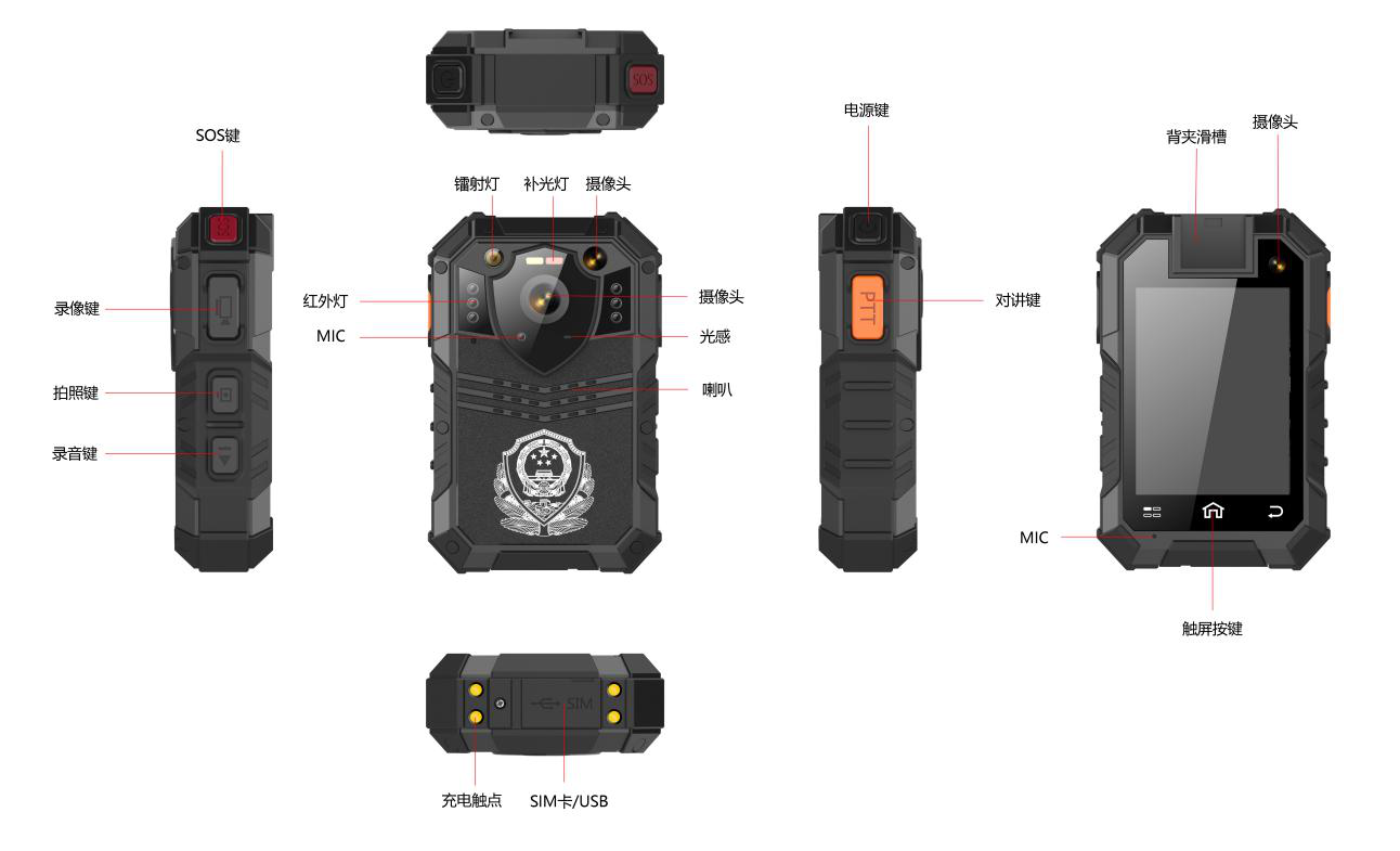 WMD-P5单警执法记录仪